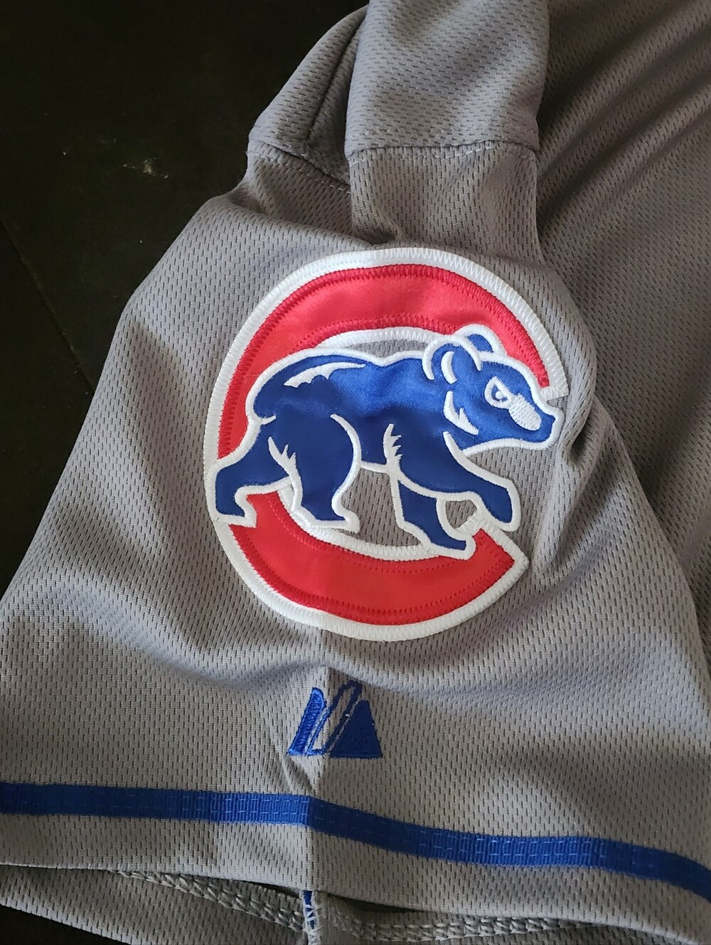 Anthony Rizzo #44 Chicago Cubs Gray Majestic Cool Base Jersey Sz 50 - Picture 4 of 8
